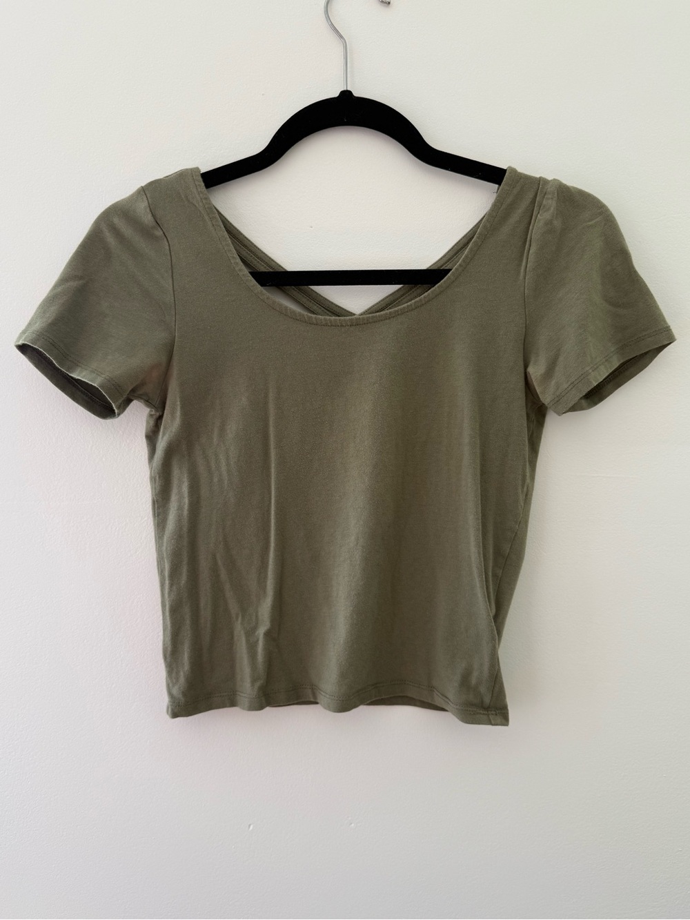 Olive Green Women's Crop Top